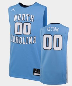 Custom North Carolina Tar Heels Carolina Blue Jordan Brand Jersey