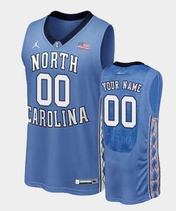 Custom North Carolina Tar Heels Royal Performace Jersey