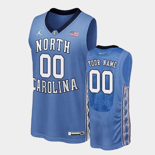 Custom North Carolina Tar Heels Royal Performace Jersey