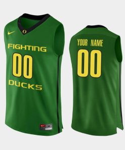 Custom Oregon Ducks Apple Green 333188 Jersey
