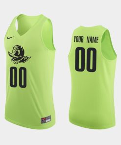 Custom Oregon Ducks Apple Green 333189 Jersey