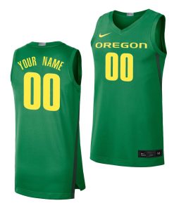 Custom Oregon Ducks Green Limited College Baketball Jersey