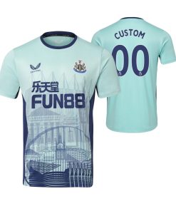 Custom Newcastle United 2022-23 Pre Match Blue Jersey