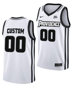 Custom Providence Friars 2022-23 College Basketball White Home Jersey