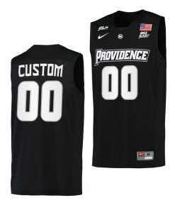 Custom Providence Friars Black College Basketball Uniform 2021-22 Jersey