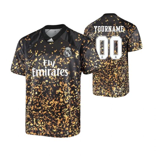 Custom Real Madrid Fourth Black Jersey