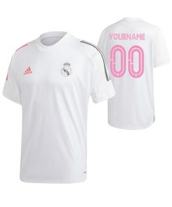 Custom Real Madrid Training White Jersey