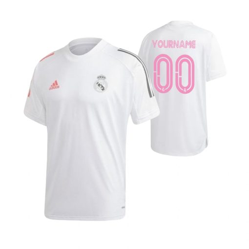 Custom Real Madrid Training White Jersey