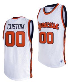 Custom Syracuse Orange White 2021 Alumni Limited Retro Jersey