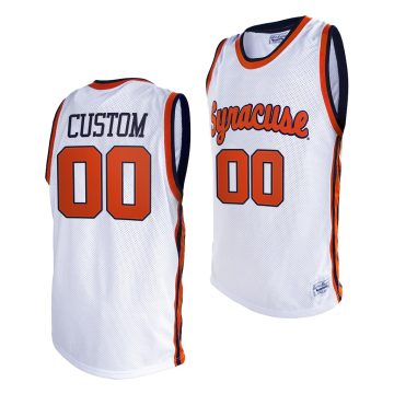 Custom Syracuse Orange White 2021 Alumni Limited Retro Jersey