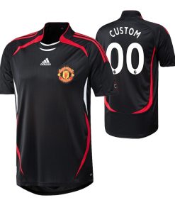 Custom Manchester United Black Teamgeist Jersey