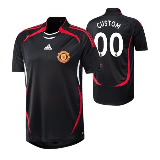 Custom Manchester United Black Teamgeist Jersey