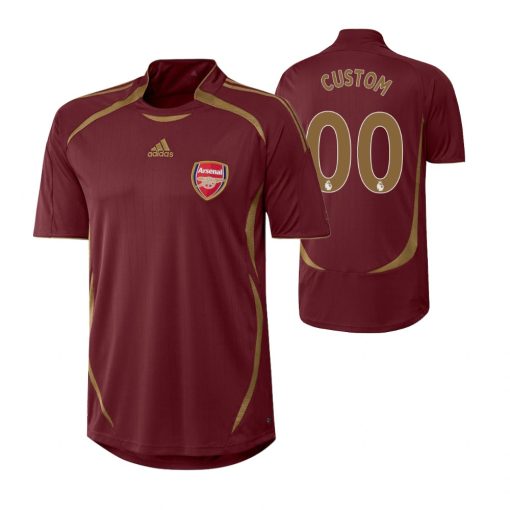 Custom Arsenal Maroon Teamgeist Jersey