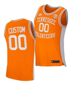 Custom Tennessee Volunteers Orange 2021 Retro College Basketball Jersey