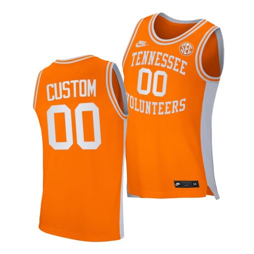 Custom Tennessee Volunteers Orange 2021 Retro College Basketball Jersey