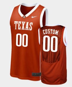 Custom Texas Longhorns Burnt Orange Elite Aerographic Jersey
