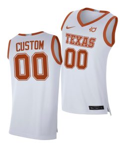 Custom Texas Longhorns White 2020-21 Alumni Player Limited Jersey