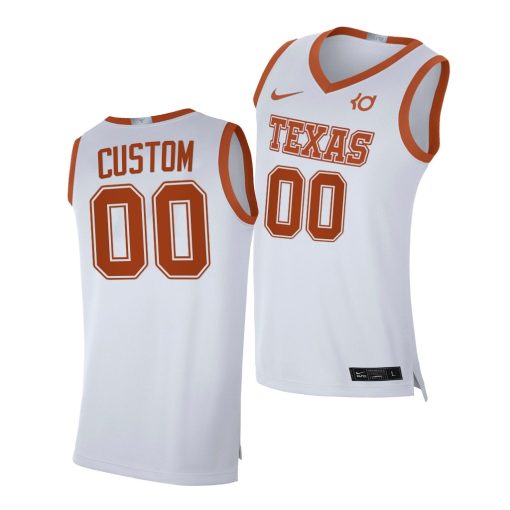 Custom Texas Longhorns White 2020-21 Alumni Player Limited Jersey