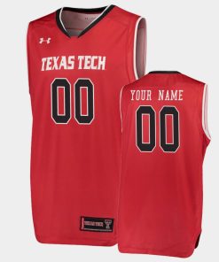 Custom Texas Tech Red Raiders Red Jersey