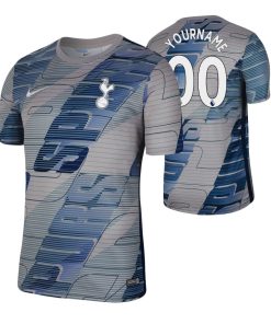 Custom Tottenham Hotspur Pre-Match Gray Jersey
