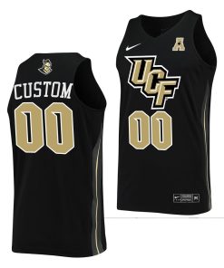 Custom Ucf Knights College Basketball Uniform Black Jersey