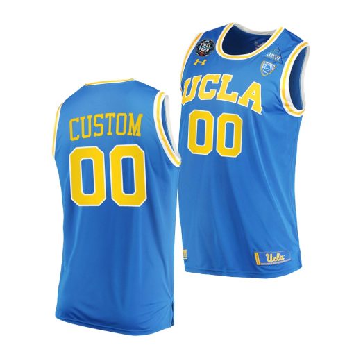 Custom Ucla Bruins 2021 March Madness Final Four Blue Pac-12 Jersey