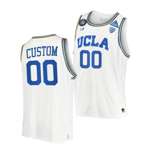 Custom Ucla Bruins 2021 March Madness Final Four White Jrw Jersey