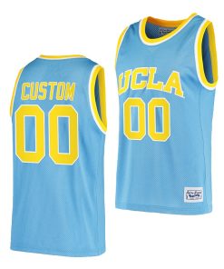 Custom Ucla Bruins Blue Commemorative Classic Basketball Jersey