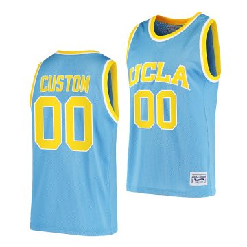 Custom Ucla Bruins Blue Commemorative Classic Basketball Jersey