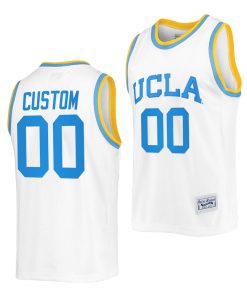 Custom Ucla Bruins White Commemorative Classic College Jersey