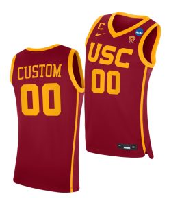Custom Usc Trojans Cardinal 2021 March Madness Sweet 16 Pac-12 Jersey