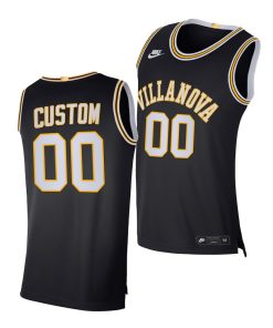 Custom Villanova Wildcats Navy Elite Basketball Jersey 2021-22 Retro Limited