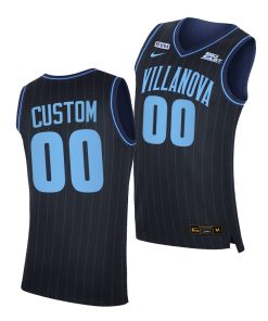 Custom Villanova Wildcats Navy 2020-21 College Basketball Big East Jersey