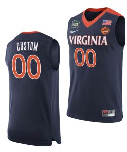 Custom Virginia Cavaliers Navy 2019-20 Home Jersey NCAA Basketball